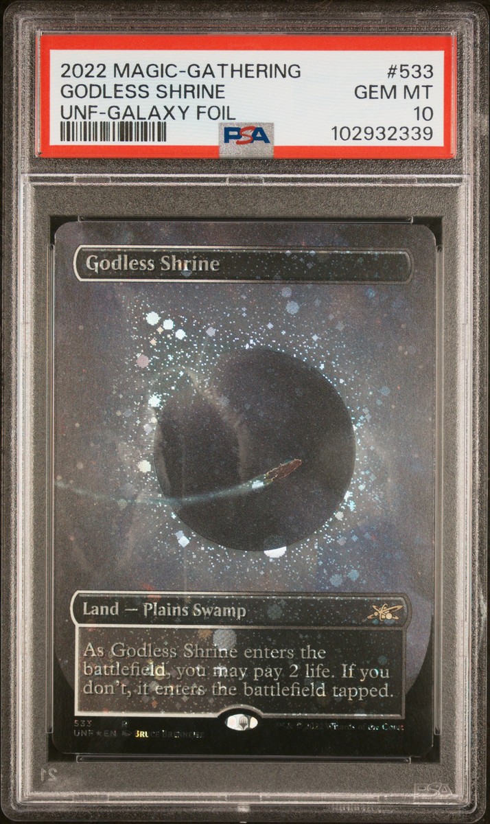 2022 MTG UNFINITY GALAXY FOIL #533 GODLESS SHRINE PSA 10 | eBay