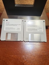 Apple Mac OS 8 Software Disk Tools Set of 2 Disks Vintage 3.5" Floppy Disk