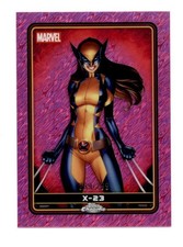 X-23 2025 TOPPS CHROME DEADPOOL #15 PINK SHIMMER REFRACTOR #269/299 BG1353