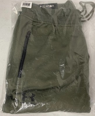 UA Under Armour Men's Sportstyle Tricot Loose Fit Jogger Pants MEDIUM Cuff GREEN