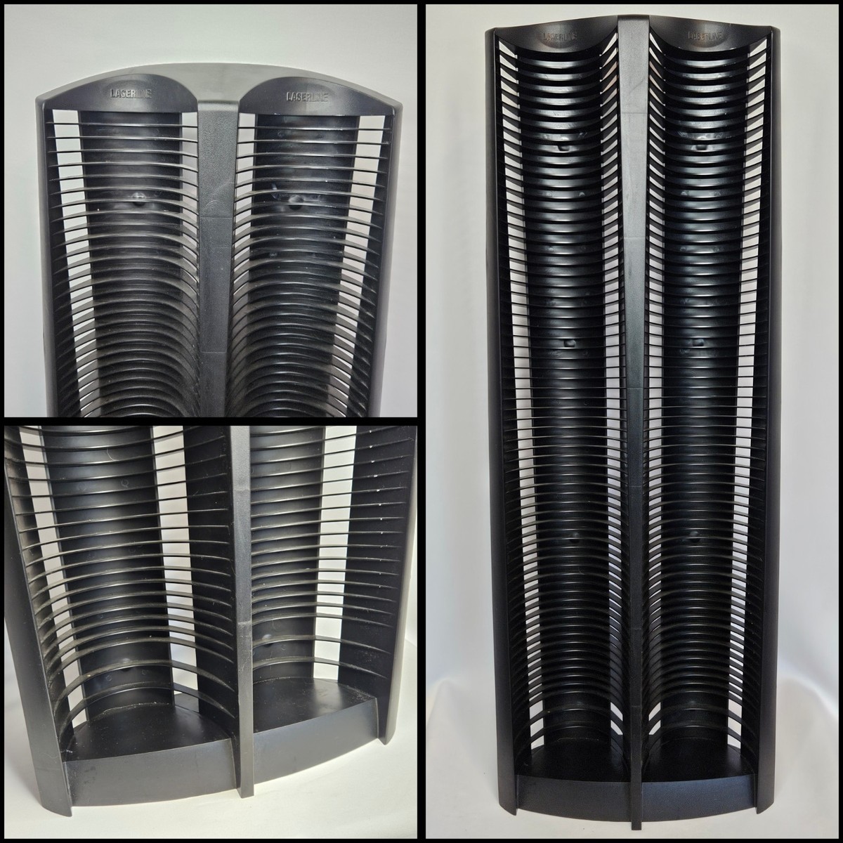 Laserline 140 CD Storage Tower Dual Column Double Rack Stand