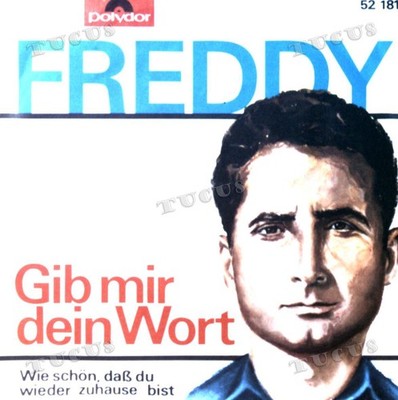 Freddy - Gib Mir Dein Wort / Wie Schön, Daß Du Wieder Zuhause Bist 7in 1964 '*