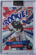 Wild Card Comix ROOKIE! POW! Jack Bech RC ACRRB-JB 1/3 Raiders wide receiver