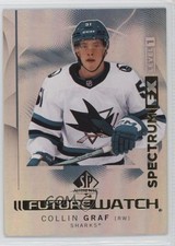 2024-25 SP Authentic Spectrum FX Future Watch Collin Graf #S-45 9bg
