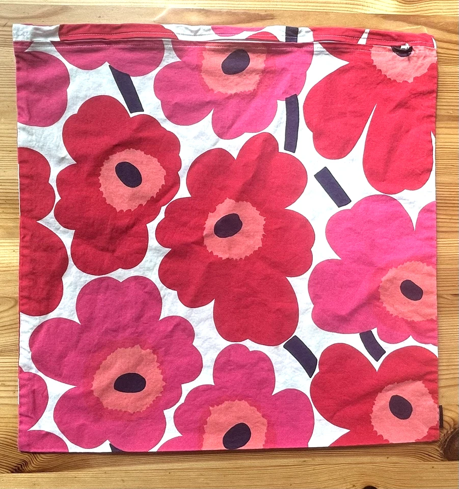 Funda Almohada Marimekko Rosa Rojo Unikko 19" Foto 3 de 4