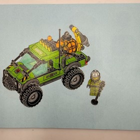 LEGO City 60121 Volcano Exploration Truck  MANUAL ONLY