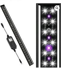 REPTITRAP Reptile UVB  UVA LED Fixture 22W 27-Inch Auto On/Off Preset Modes