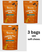 Zesty Paws Calming Plus Bites, Dogs, Behavior, All Ages, Turkey, 180 Soft Chews