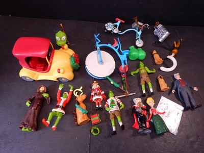 Grinch & Whoville Action Figure Lot 2000 Playmates Grinch Stole Christmas Suess