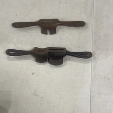 Vintage Cast Iron Spoke Shave Lot Of 2 Pcs. Unbranded Tool