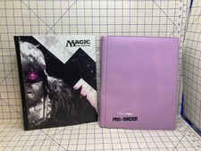 Lot of 2 Ultra Pro 9 Pocket Binders + 65 Foil Magic the Gathering Cards Garruk