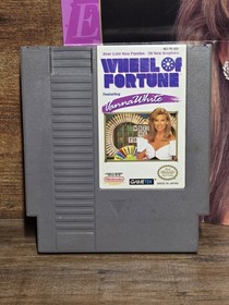 Nintendo NES Wheel of Fortune: Vanna White Edition w/poster, manual