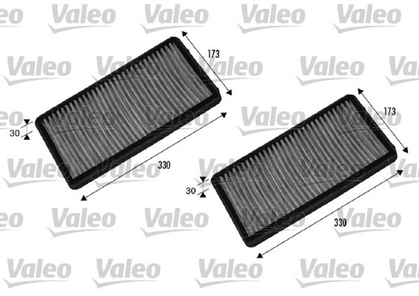 Innenraumfilter Valeo Protect 698857 Aktivkohlefilter FüR BMW Rolls E65 E67 E66-image