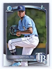 Gary Gill Hill 2025 Bowman Chrome Prospects - 1st Bowman #BCP-55 Rays I-5705