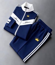 Men's Outfit 2 Piece Set Shirt Pants Track Suit PLUS SIZE BIG 2XL