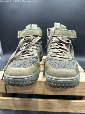 Nike Lunar Force 1 Duckboot Medium Olive Green Women's Size 9 COA