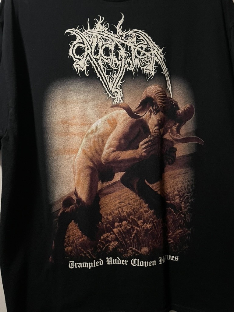 Crucifier shirt Used XL Arghoslent Grand Belial's Key Incantation Imprecation