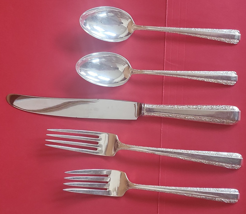 Towle Sterling Silver Place Setting 5pc Candlelight Vintage (No monogram)