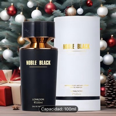 Lonkoom Noble Black Eau de Parfum Spray 100ml