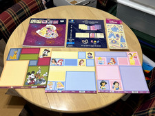 Two 2 Walt Disney PRINCESS Scrapbooking kits Cinderella Stickers  Bonus Sheets