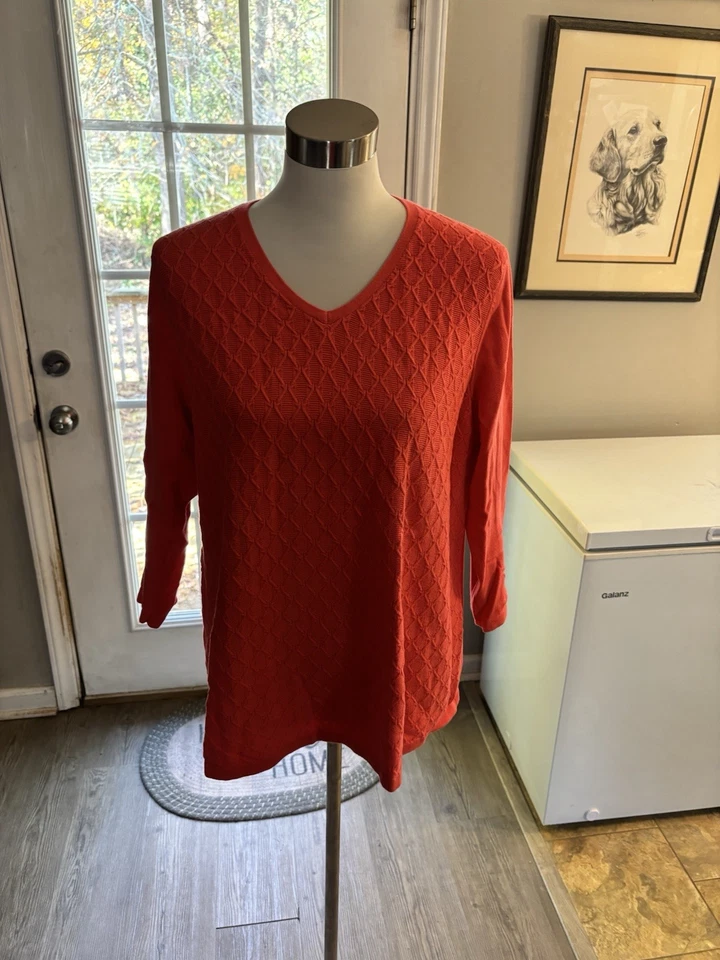 Suéter Talbots 1X para mujer Foto 2 de 4