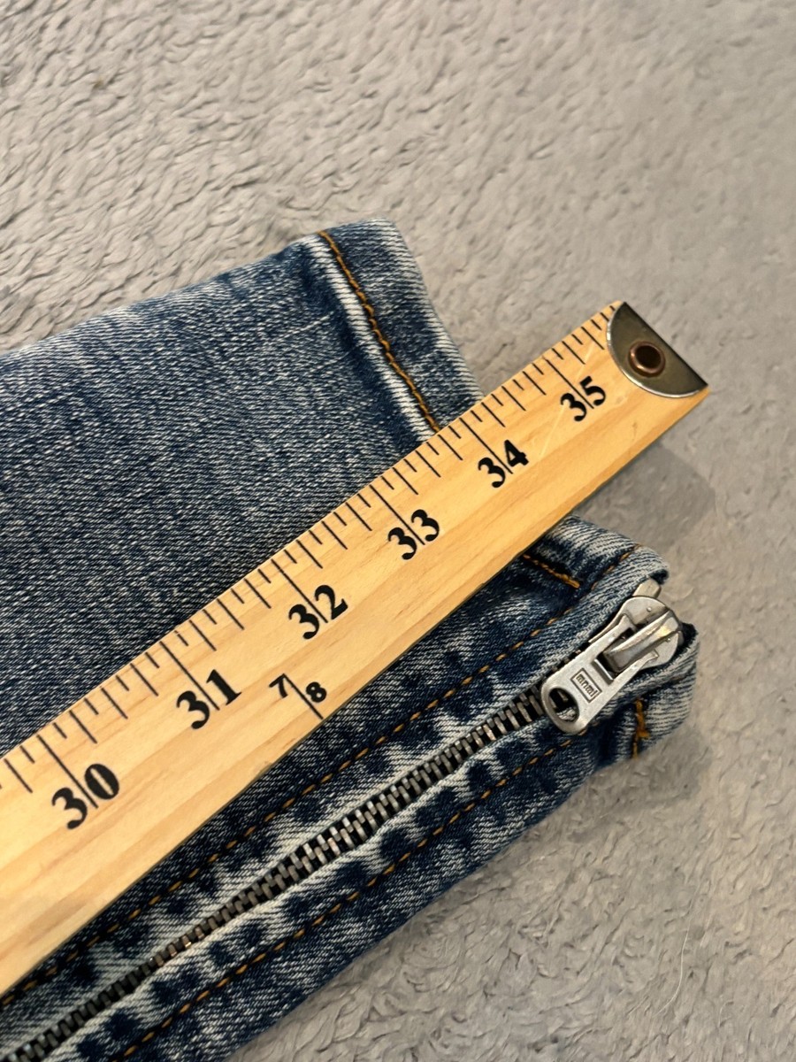 パンツ mnml30 MNML Jeans Men's 30 (32x34) Distressed Ripped Slim Button Fly