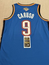 JSA COA ALEX CARUSO Signed Autographed OKC Thunder Jersey 2025 Champs Oklahoma
