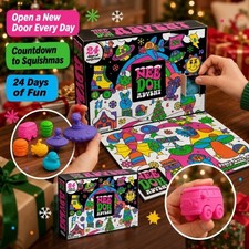 Needoh Christmas Advent Calendar 2026 Countdown Blind Box Holiday Gift