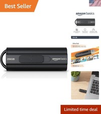 Sleek 256 GB USB 3.1 Flash Drive - Retractable Design with Fast Data Transfer