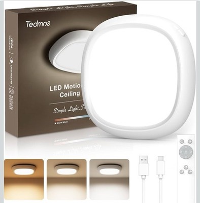 Deckenleuchte Bewegungsmelder batteriebetrieben 550LM Garage Schuppen Loft LED Beleuchtung