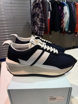 LANVIN BLUE BUMPR SNEAKERS White Blue Size 42EU/9US Authentic
