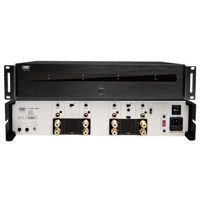 4-Channel Home Theater Power Amplifier, 175W/Ch RMS, Multi-Zone, Bridgeable