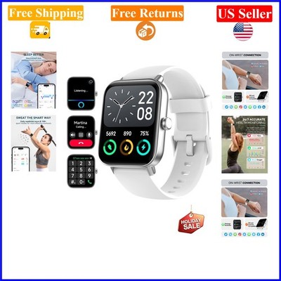 Smart Watch for Women & Men, 1.8'' Touch Screen, Waterproof, Fitness Tracker