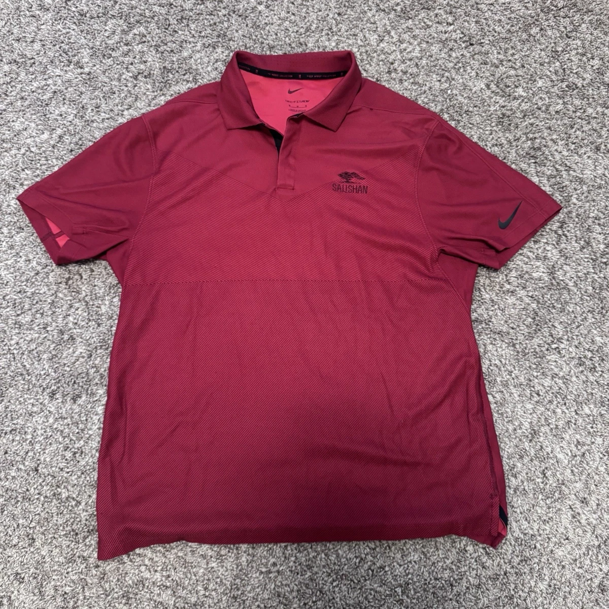 Nike Tiger Woods Polo Indiana Men's Golf Shirts, Tops & Sweaters