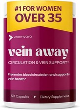 Vein Away Blood Circulation  Vein Support for Women 35 w/ Diosmin  Hesperidin