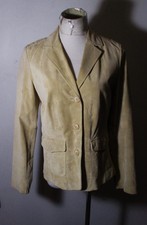 EDDIE BAUER Tan 100 Leather Jacket Women's Size M