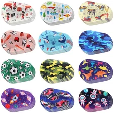 60 Pcs Adhesive Eye Patches for Kids Boys, 12 Styles Eye Patches Cute Boys To...
