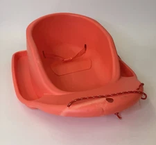 Toddler Sled with Rope and Pad Coral - Sun Squad