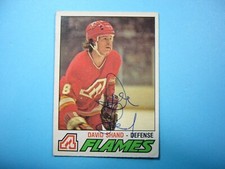 1977/78 O-PEE-CHEE NHL HOCKEY CARD 355 DAVID SHAND VG+ NICE!! AUTO AUTOGRAPH OPC