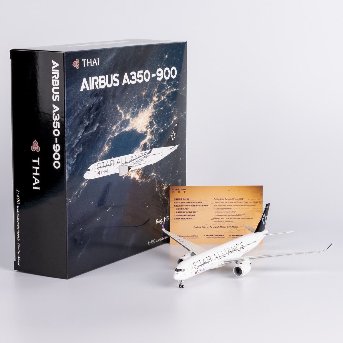 THAI A350-900 タイ航空 スターアライアンス ph 1:400 THAI A350-900 タイ航空 スターアライアンス ph 1:400 - メルカリ