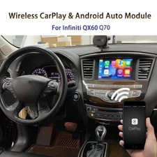 Wireless Apple CarPlay Android Auto Solution For Infiniti Q70 Single Screen