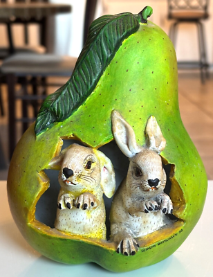 Sergio Bustamante Mexican Ceramic Hatching Egg Sculpture 