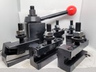 New Grizzly 10″ Lathe Axa Wedge Type Quick Change Tool Post Set
