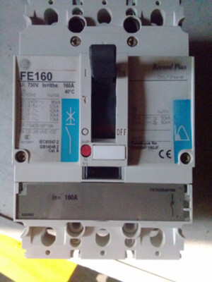 Electrical molded case circuit breaker FE160 3P 160A