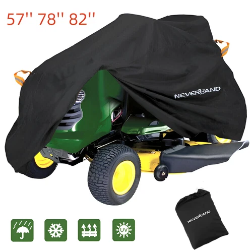 Riding Lawn Mower Tractor Cover Waterproof ATV Cover UV Protector Garden Outdoor
