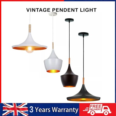 Vintage Industrial Pendelleuchte Schirm Modern Hängelampe LED Deckenleuchten