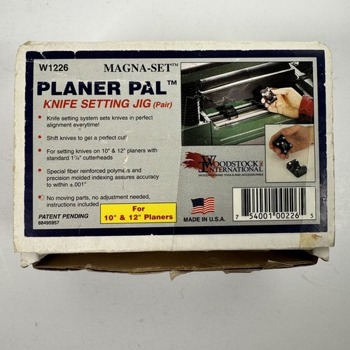 Magnetic Planer Knife Setting Jig By Planer Pal W1226 In Box