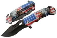New Rite Edge USA Eagle Linerlock A/O Folding Poket Knife 300565