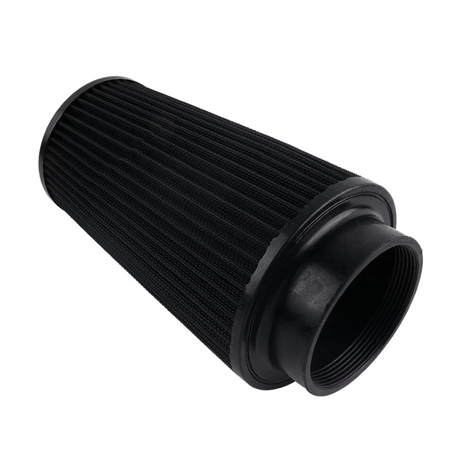 Kit de admisión de aire frío de aluminio negro apto para Ford F250 F350 6,0 L diésel 2003-2007 Foto 4 de 4