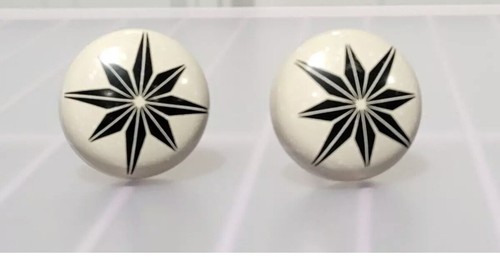 Nuevo juego de perillas decorativas perillas redondas y herrajes Target Bullseye - Imagen 2 de 4